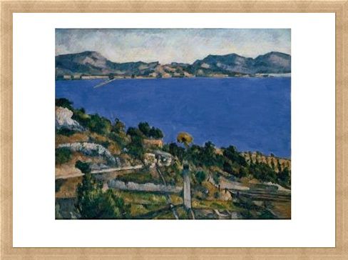 Framed Framed L'Estaque - Paul Cezanne