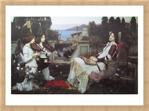Framed Framed Saint Cecilia - John W Waterhouse