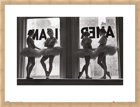 Framed Framed Ballet Dancers in Window - Time Life