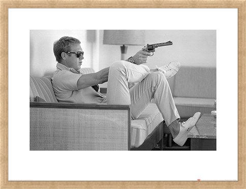 Framed Framed Steve McQueen Takes Aim - Time Life