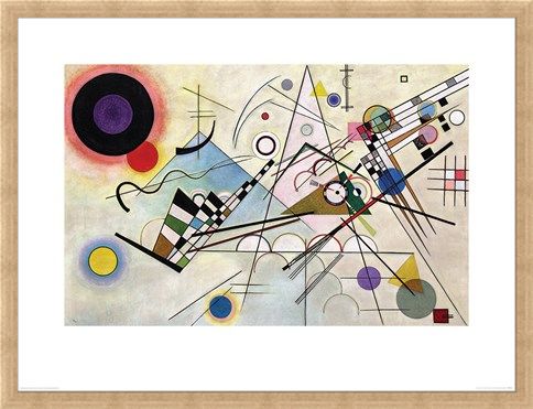 Framed Framed Composition VIII - Wassily Kandinsky