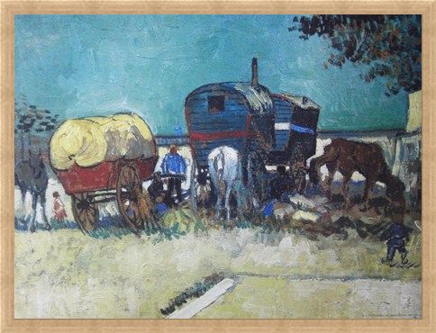 Framed Framed Trailers - Vincent Van Gogh