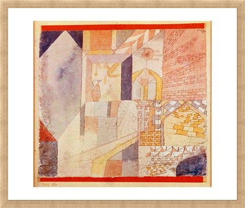 Framed Framed Architecture with Pitcher - Paul Klee