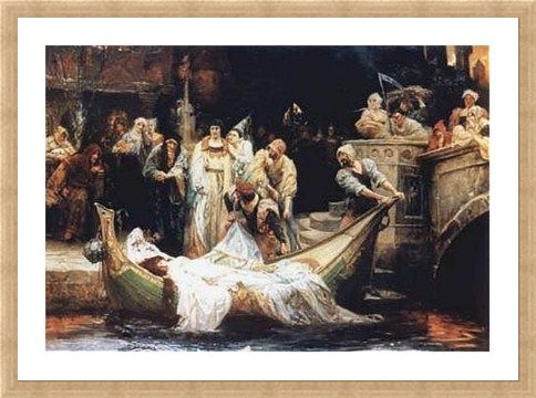 Framed Framed The Lady of Shalott - G E Robertson