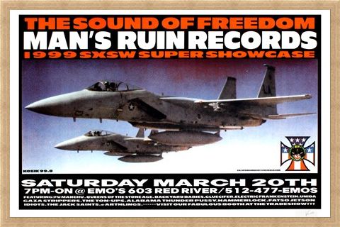 Framed Framed Man's Ruin Records 1999 SXSW Showcase - Frank Kozik