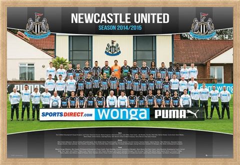 Framed Framed Team Photo - Newcastle United Football Club 2014/15