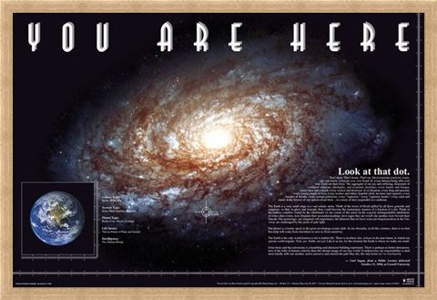 Framed Framed You Are Here - Look At That Dot