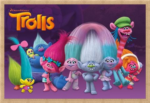 Framed Framed Meet The Trolls! - Trolls Characters