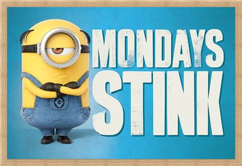 Framed Framed Mondays Stink - Despicable Me 3