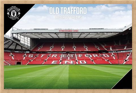 Framed Framed Old Trafford 17-18 - Manchester United