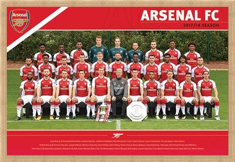 Framed Framed Arsenal FC - (Team 17/18)