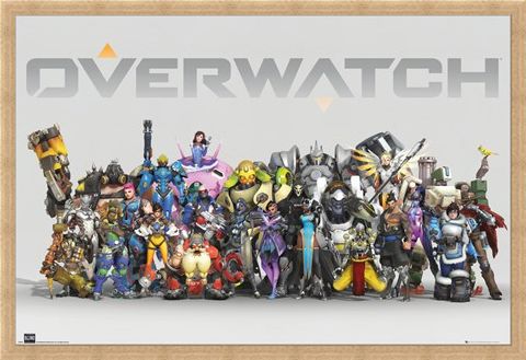 Framed Framed Anniversary Line Up - Overwatch