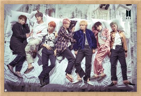 Framed Framed Group Bed - BTS K-Pop