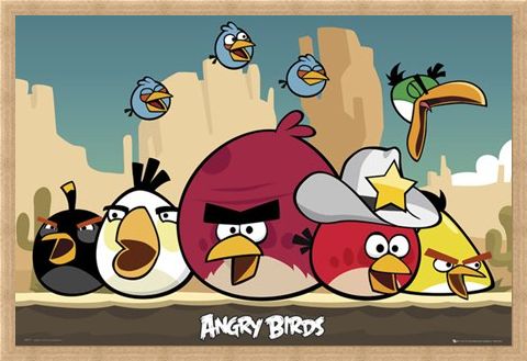 Framed Framed The Sheriff has Arrived! - Angry Birds