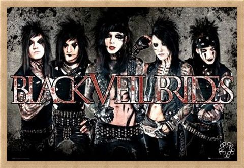 Framed Framed Black Veil Brides - Glam Rock