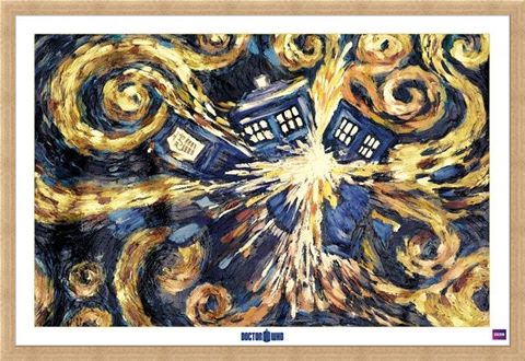 Framed Framed Exploding Tardis - Doctor Who