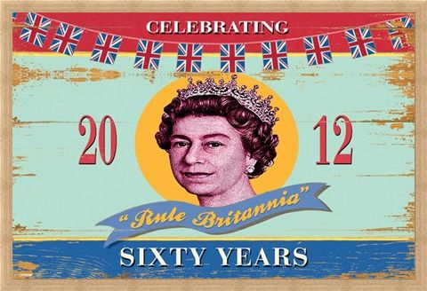 Framed Framed Rule Britannia - Martin Wiscombe