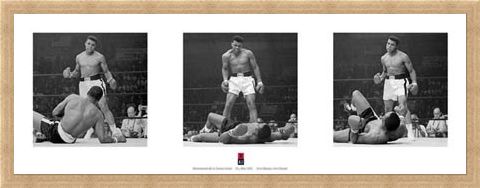 Framed Framed Muhammad Ali Triptych - Muhammad Ali