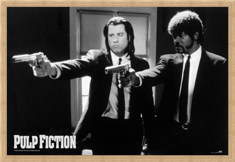 Framed Framed Vincent Vega and Jules Winnfield - Pulp Fiction
