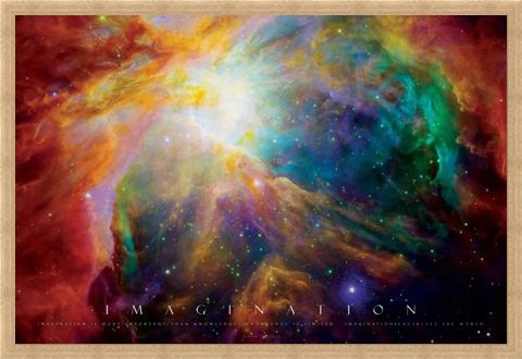 Framed Framed Imagination - Albert Einstein
