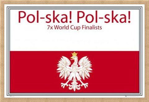 Framed Framed Pol-Ska! Pol-Ska! - Poland National Football Team