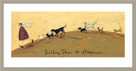 Framed Framed Walking Down To Happiness - Sam Toft