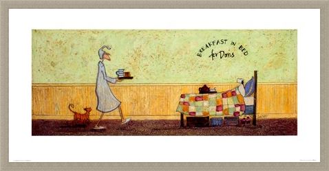 Framed Framed Breakfast In Bed For Doris - Sam Toft