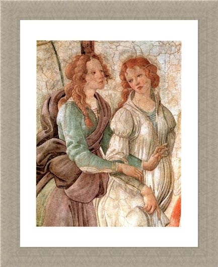 Framed Framed Venere Offre Doni (Particolare) - Sandro Botticelli