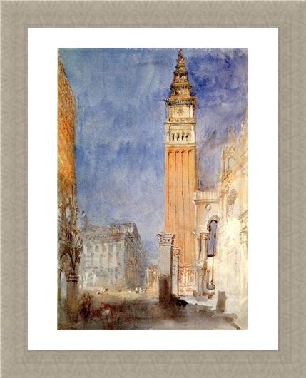 Framed Framed Piazzetta Di S. Marco - William Turner