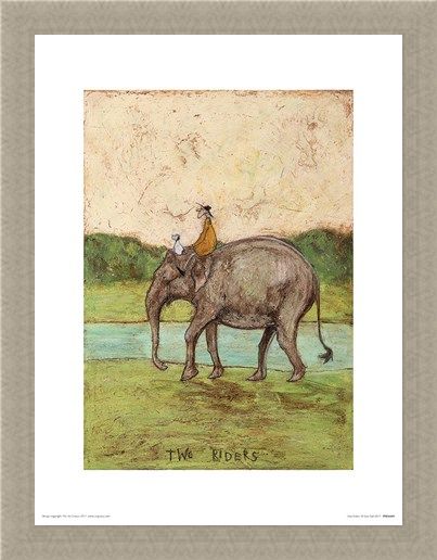 Framed Framed Two Riders - Sam Toft