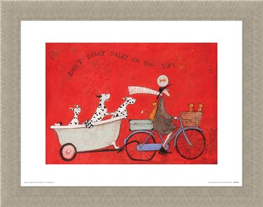 Framed Framed Don't Dilly Dally on the Way - Sam Toft