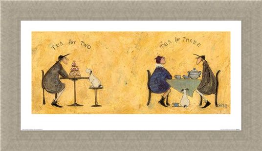 Framed Framed Tea for Two, Tea for Three - Sam Toft