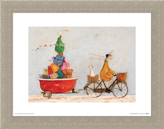 Framed Framed A Tubful of Good Cheer - Sam Toft