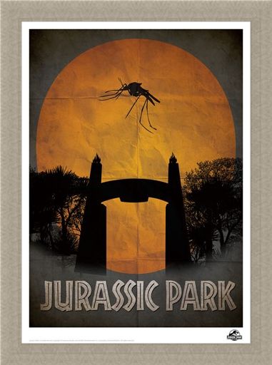 Framed Framed The Grand Gates - Jurassic Park