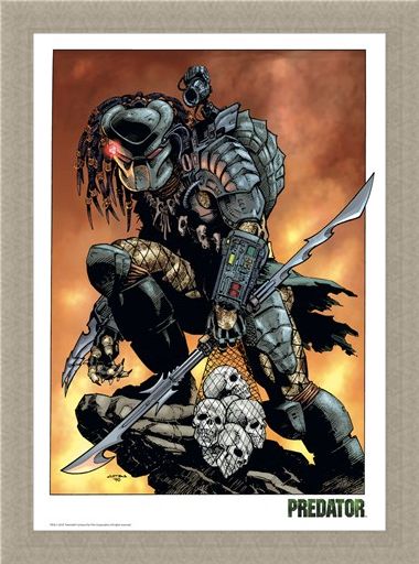 Framed Framed Rock - Predator