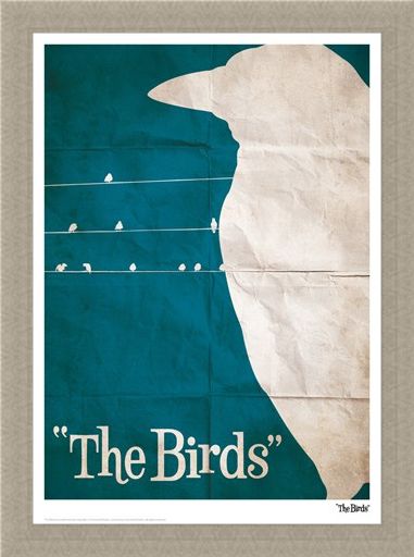 Framed Framed The Birds - Alfred Hitchcock