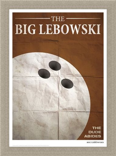 Framed Framed Bowling - The Big Lebowski
