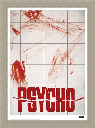 Framed Framed Limted Edition Psycho - Alfred Hitchcock
