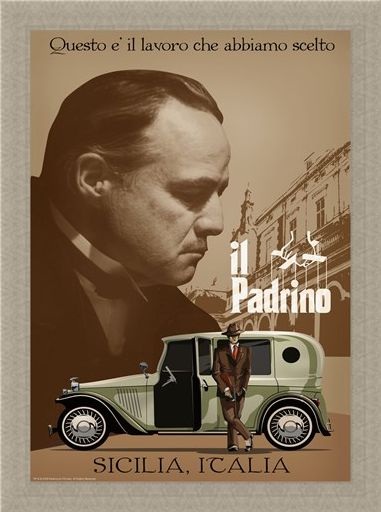 Framed Framed Sicilia - Godfather