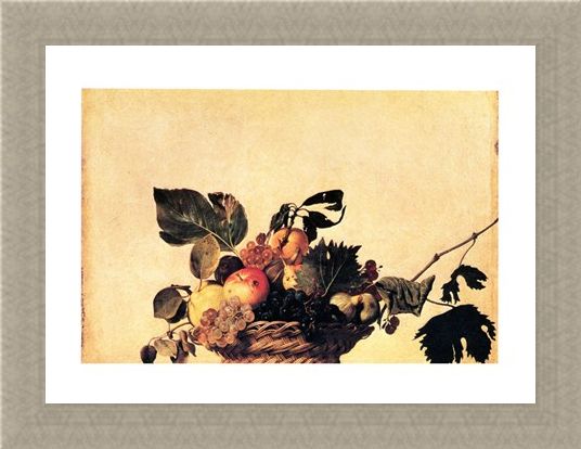 Framed Framed Cesto Di Frutta - Caravaggio