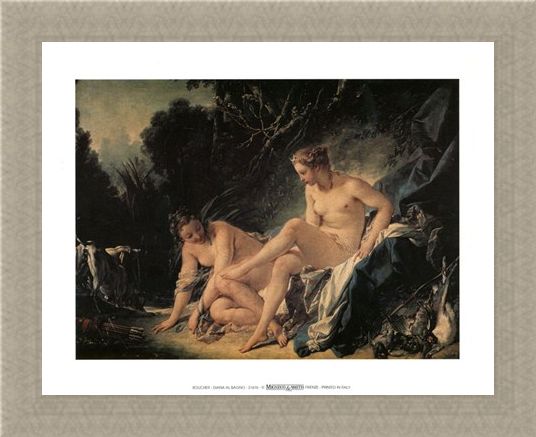 Framed Framed Diana Al Bagno - Francois Boucher
