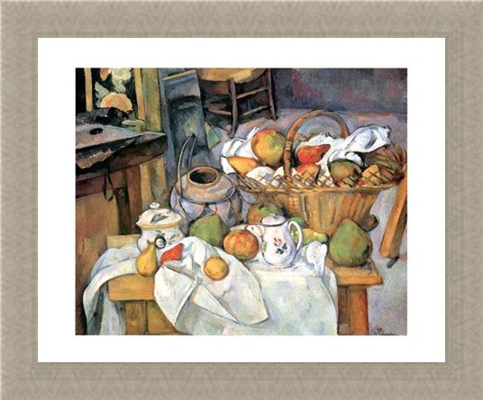Framed Framed Natura Morta - Paul Cezanne