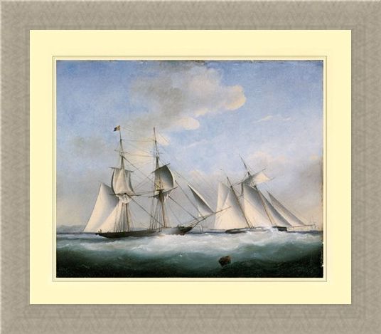 Framed Framed The Ship 'Water Witch' - High Seas Beauty