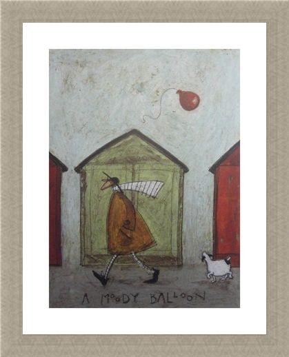 Framed Framed A Moody Balloon - Sam Toft