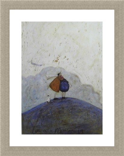 Framed Framed Love on a Mountain Top - Sam Toft