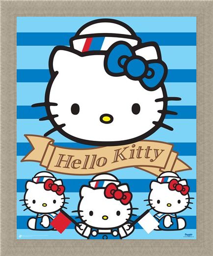 Framed Framed Ahoy There! - Hello Kitty