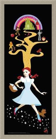 Framed Framed Follow the Yellow Brick Road - Wizard of Oz