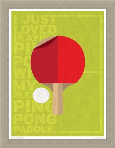Framed Framed Minimal Movies: Forrest Gump - I Just Loved Playing Ping Pong