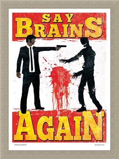 Framed Framed Say Brains Again - Brain Dead