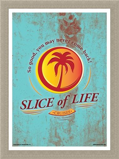 Framed Framed Slice Of Life Cruises Mini Poster - Inspired By Dexter